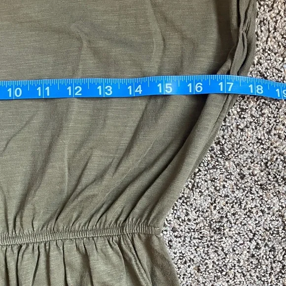 H&M Olive Green Women's Tee Shirt Dress - Picture 7 of 9